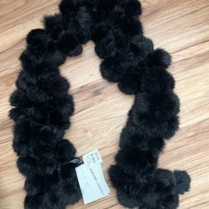 Adrienne Landau Rabbit Fur Scarf